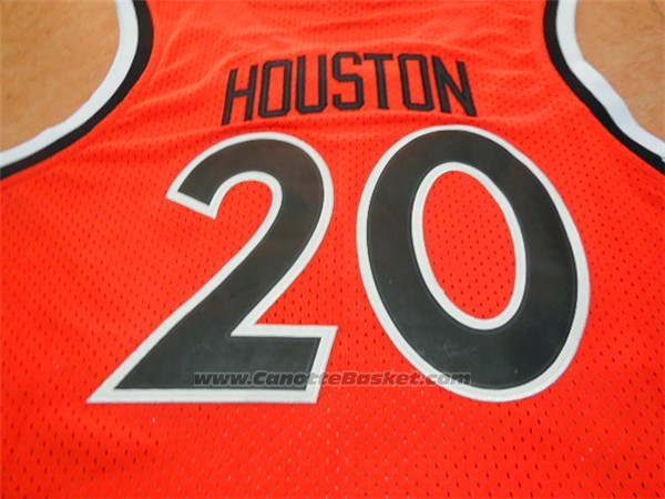 Maglia New York Knicks Allan Houston #20 Retro Arancione
